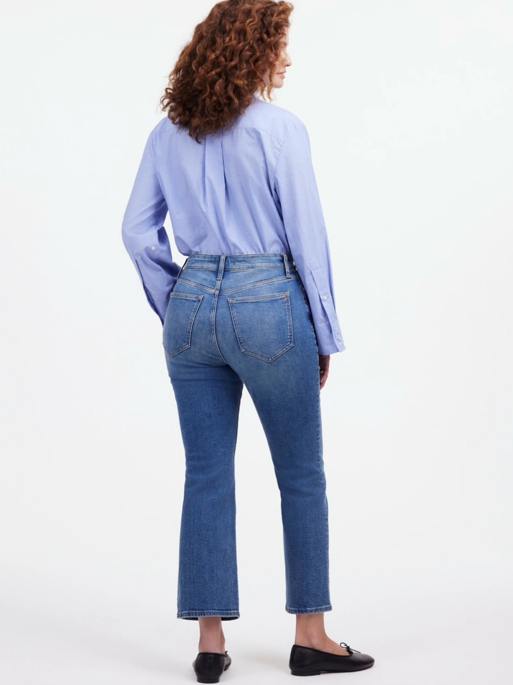 Madewell Curvy Kick Out Jeans - 16 - Picture 3 of 7